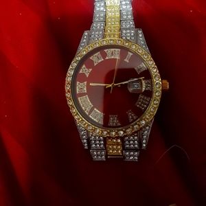 New Iced Out Mens Watch